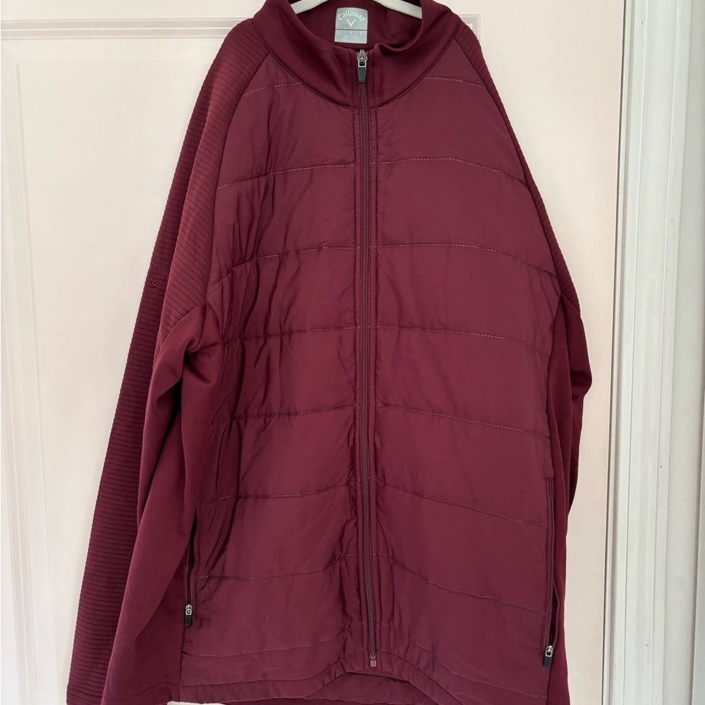 Callaway Maroon Golf Jacket